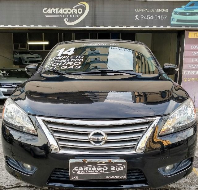 Nissan Sentra SL aut 2014 com GNV