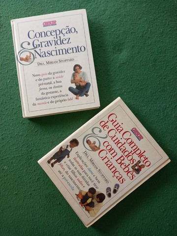 Livros concepção e gravidez, guia completo de cuidados com bebês e crianças. 