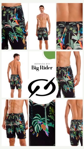 Bermuda BlueMan Adulto Masculino Estampada - Foto 4