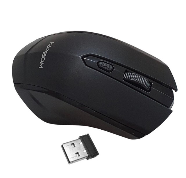 Mouse Optico Sem Fio Wi-Fi 2.4ghz com Receptor USB