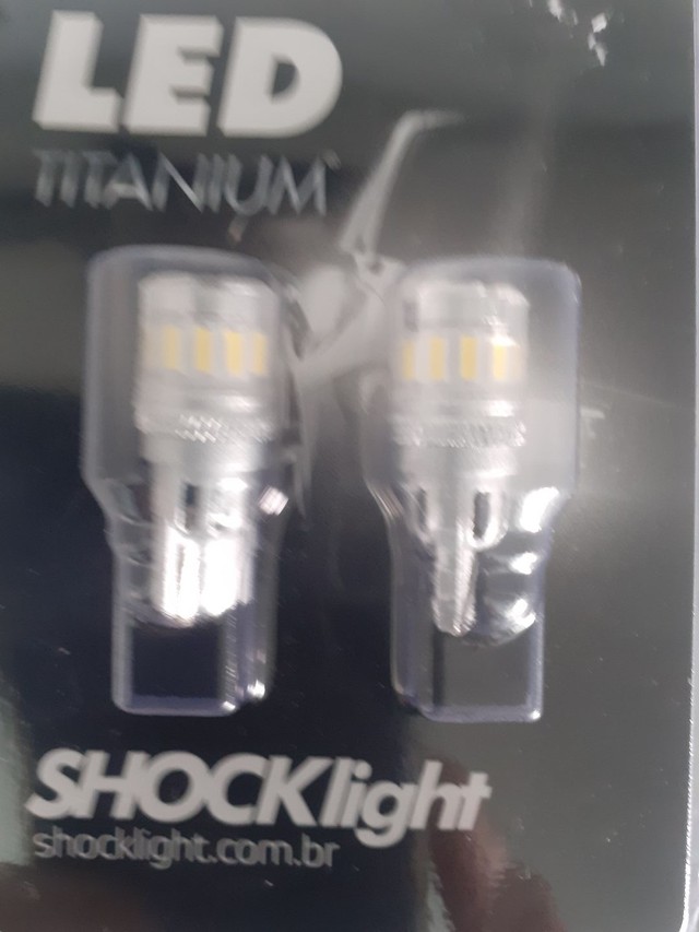 Led pingo. T10. Titanium. Schocklight. Garantia. Novo. Instalado. 
