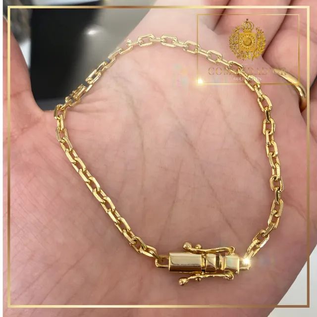 Pulseiras Masculinas em ouro 18k, feitas sob medida e personalizadas pra cada cliente! - Foto 2