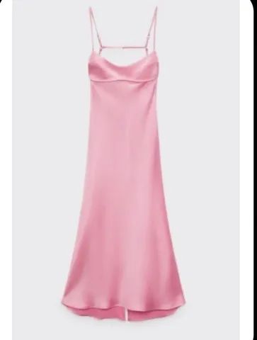 Vestido Cetim Zara  - Foto 3