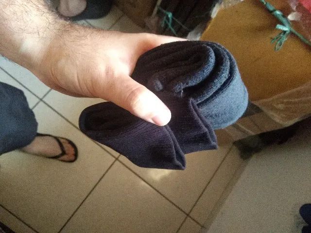 Nike original meião de Futebol - Preto e branco 2 meiões - Foto 3