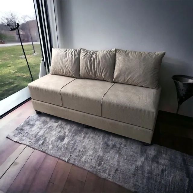 Sofá Cama (BBB) 3 Lugares, Dormem 2 Pessoas, Juntas ou Separadas Produtos Novos!! - Foto 4
