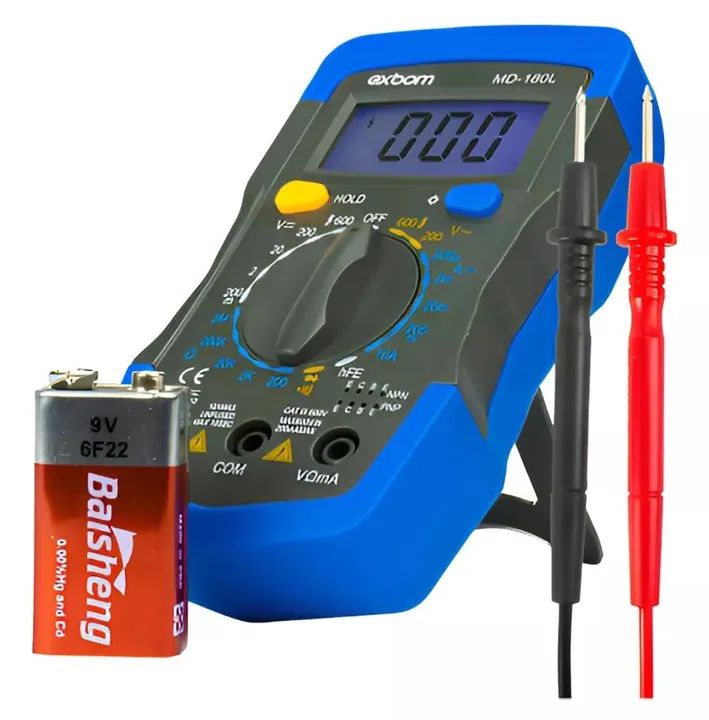 Multímetro Digital visor em led