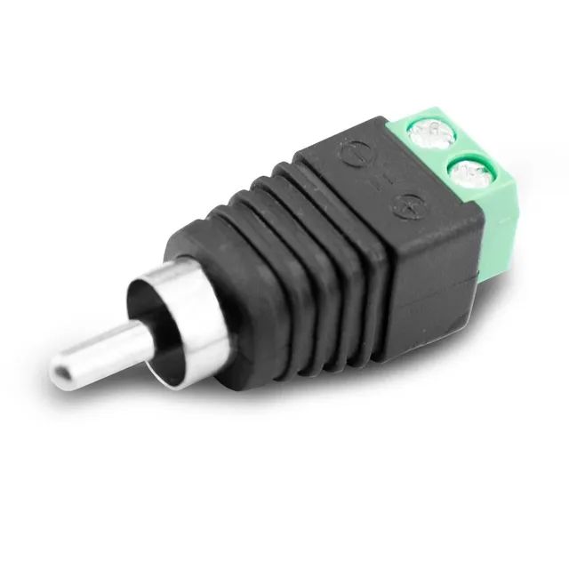 Adaptador Borne X Conector Plug RCA Macho para câmera - Foto 3