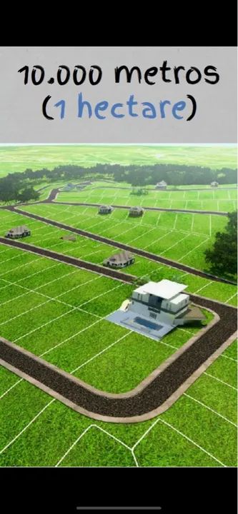 Terreno 1 hectare parcelado sem entrada 