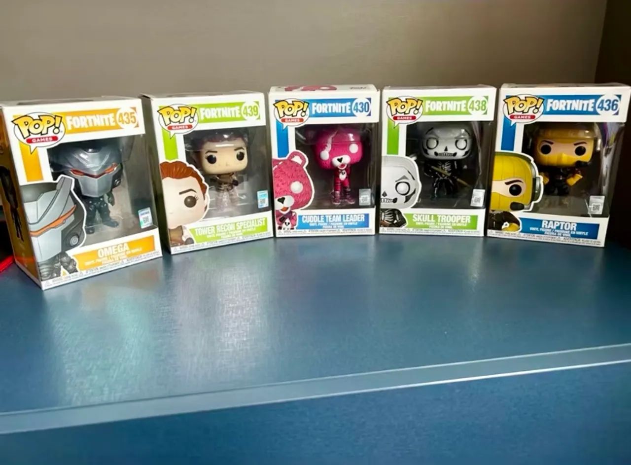 Coleção de Fortnite - Funko Pops, em ótimo estado na caixa