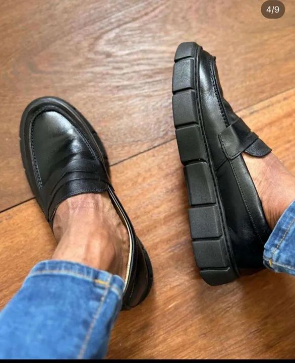 Sapato todo fechado boss casual Masculino Boss - Preto - Foto 4