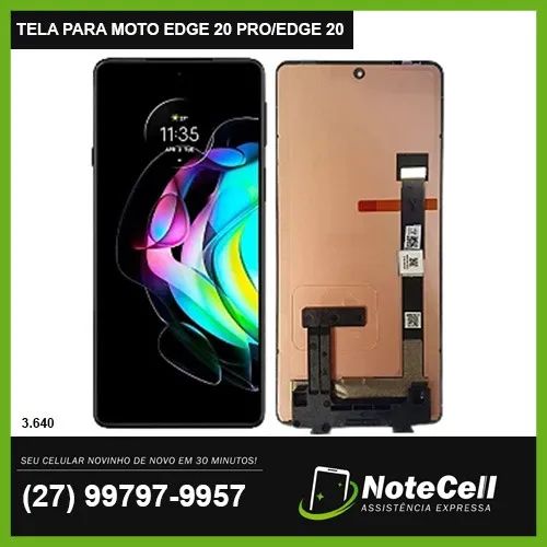 Display / Tela para Motorola Moto Edge 20 Pro/Edge 20/Edge 30 PRO/Edge X30 Original