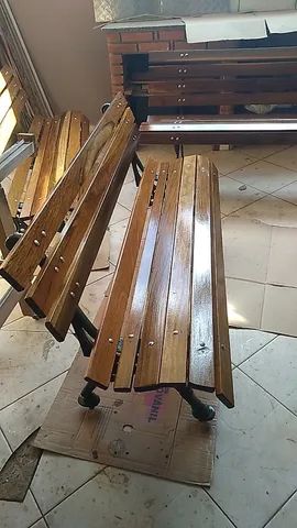 lindo banco para jardim áreas novo - Foto 4