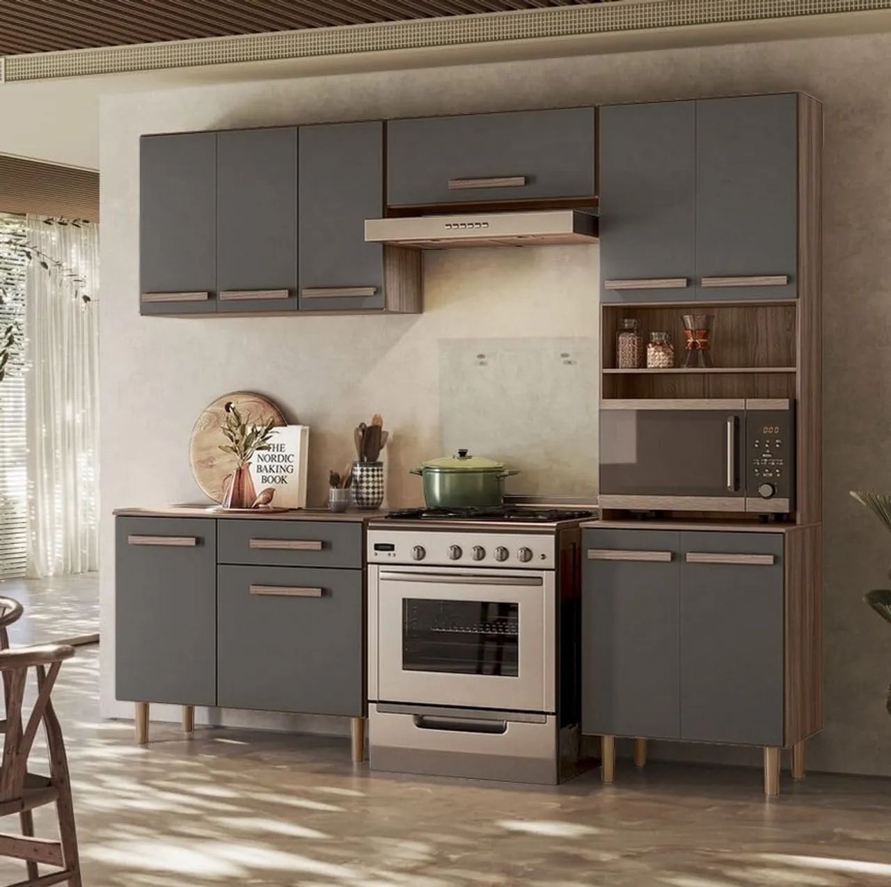 Cozinha Compacta Nicioli Completa tt75