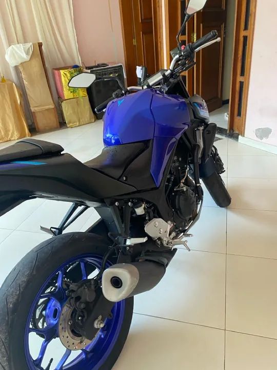 Yamaha MT-03 2023 - Azul - Impecável - Foto 7