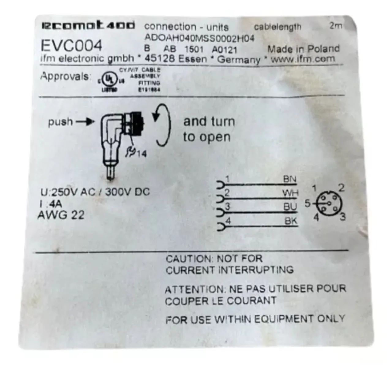 Cabo com soquete IFM - Foto 2