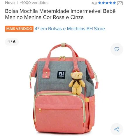 Mochila maternidade menina - Artigos infantis - Guará I, Brasília  1279987081