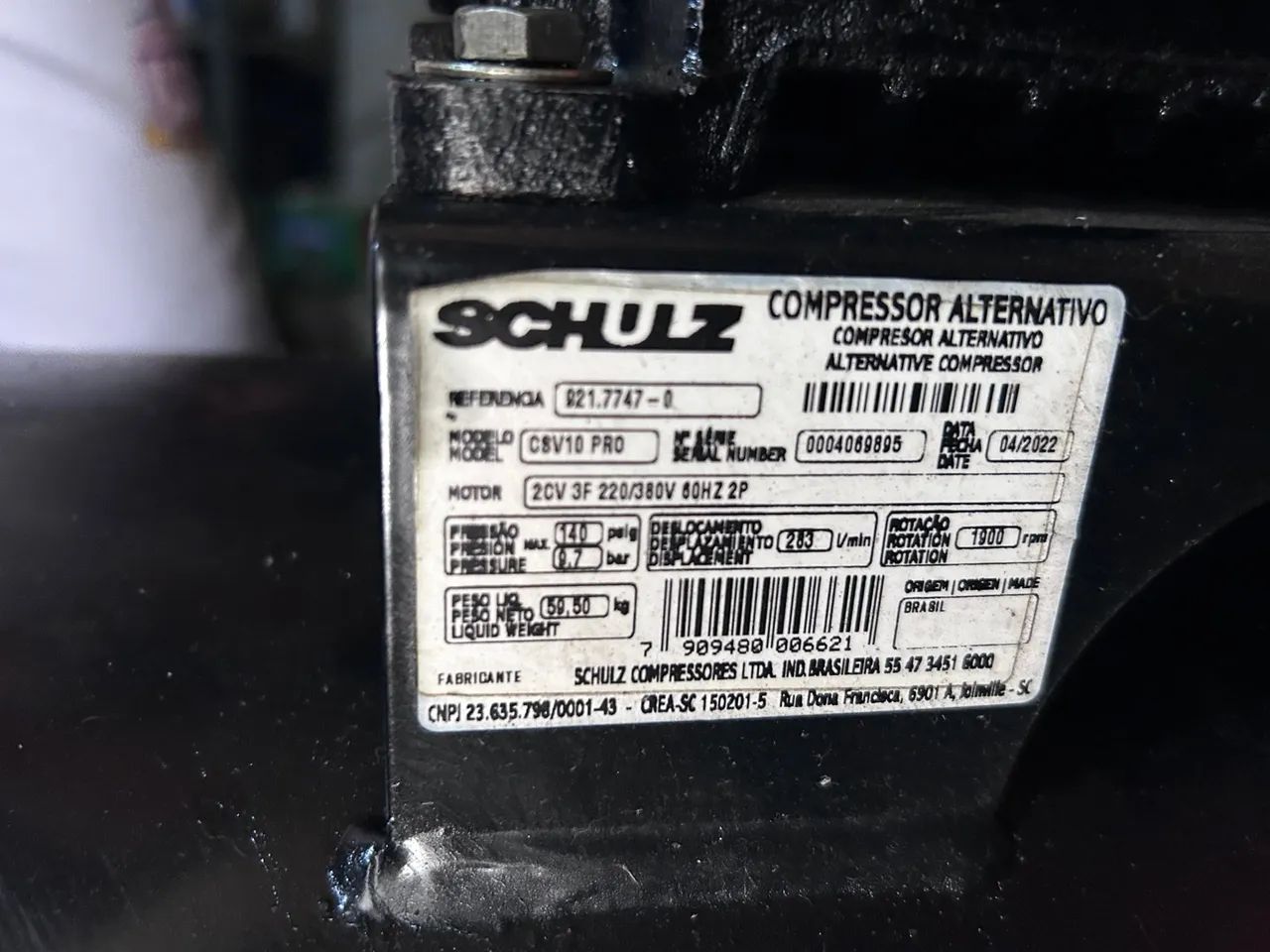 Compressor schulz 100 L - Foto 4