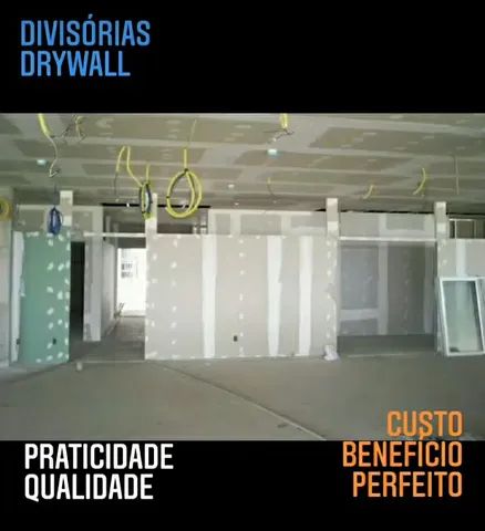 Divisórias Parede em Drywall Gesso Acartonado - Foto 3