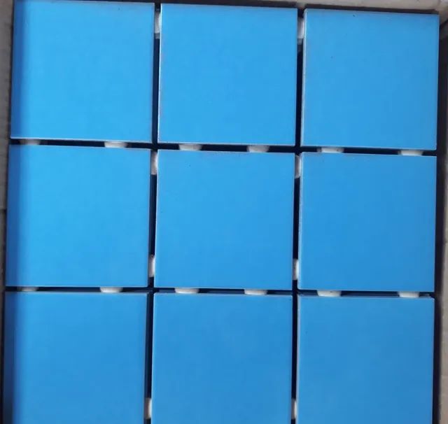 Azulejo/pastilha azul 10x10cm