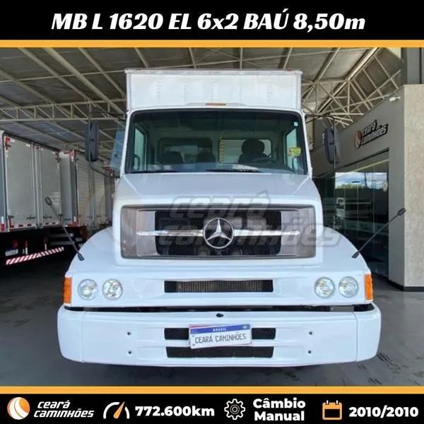 MB L 1620 6x2 2010/2010 Baú 8,50m - Foto 2
