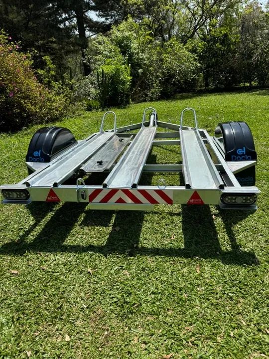 REBOQUE PARA 3 MOTOS CARRETINHA 3 MOTOS GALVANIZADA  - Foto 4