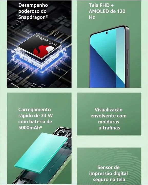 NOTE 13 8/256GB LACRADO PROMOÇÃO!!! - Foto 3