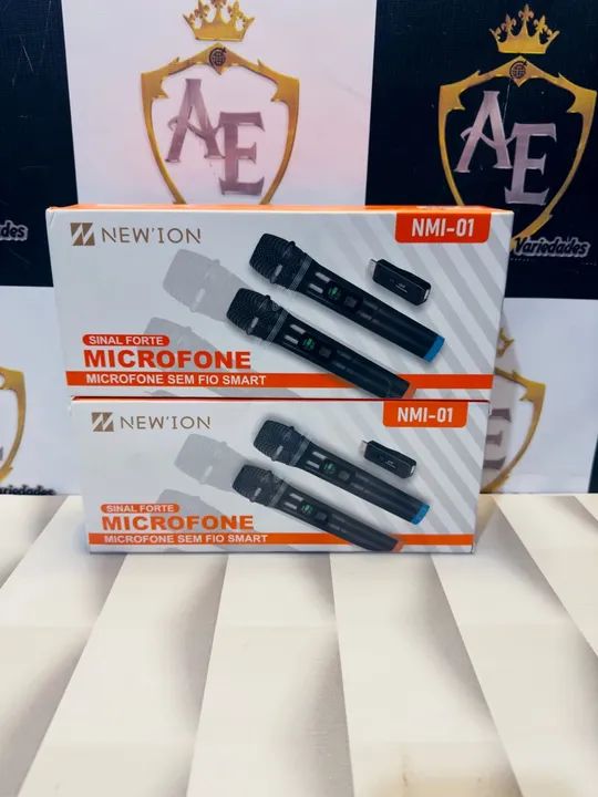 Microfone Sem Fio Duplo New'ion NMI-01 - Foto 5