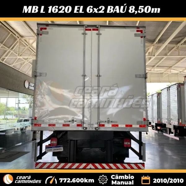 MB L 1620 6x2 2010/2010 Baú 8,50m - Foto 8