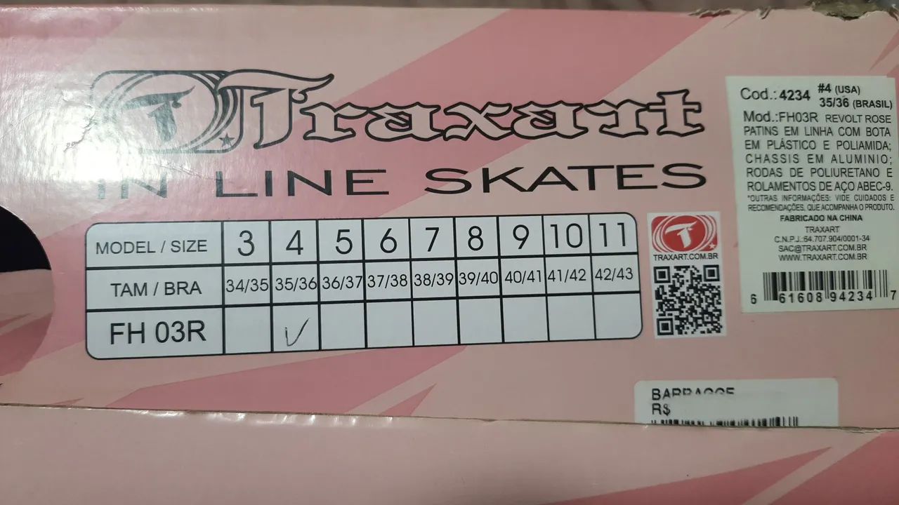Patins Traxart Revolt