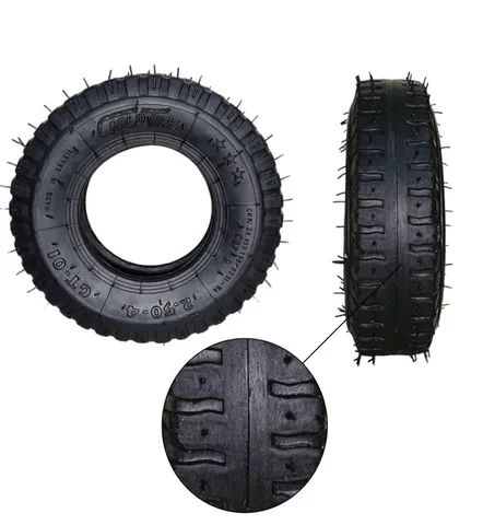 Kit 01 Pneu 250-4  e 1 Câmara (Carrinho de Carga )