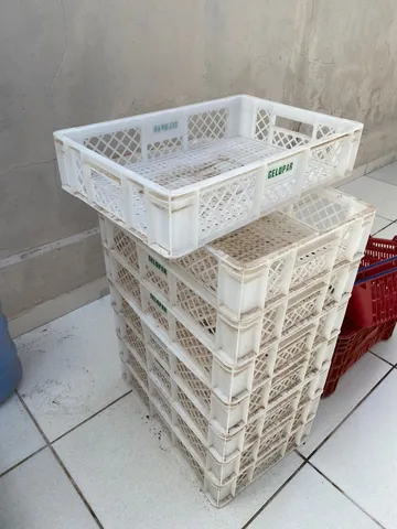 Cesta de Compras com Rodinhas 30L Della Plast Vermelho