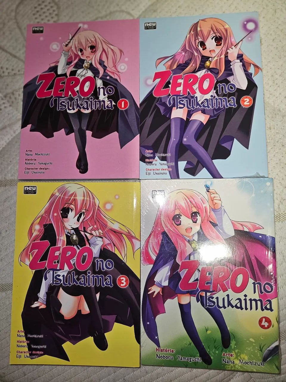Zero No Tsukaima 1 ao 4 (Mangá)