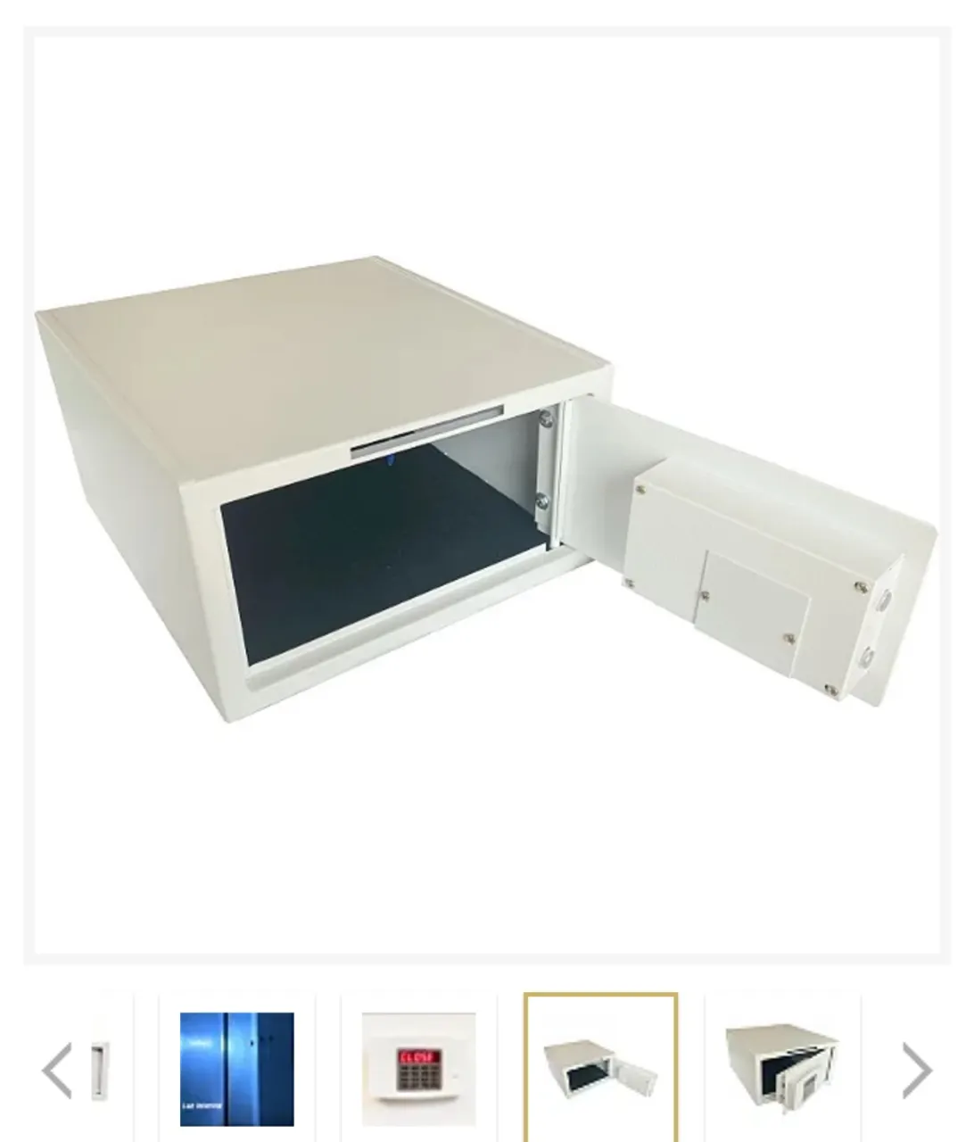 COFRE BOCA DE LOBO AUTOMÁTICO DIGITAL SLIM Gold Safe