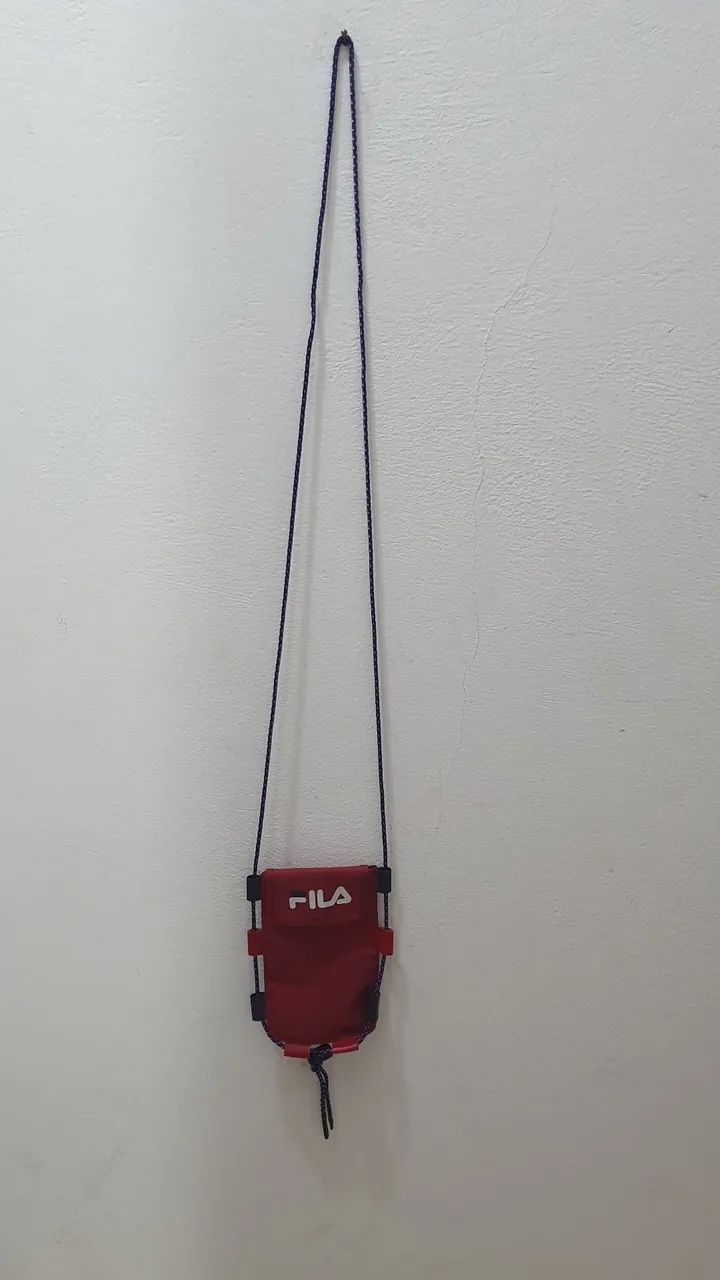 Bolsa bag Fila Transversal Vermelha original 