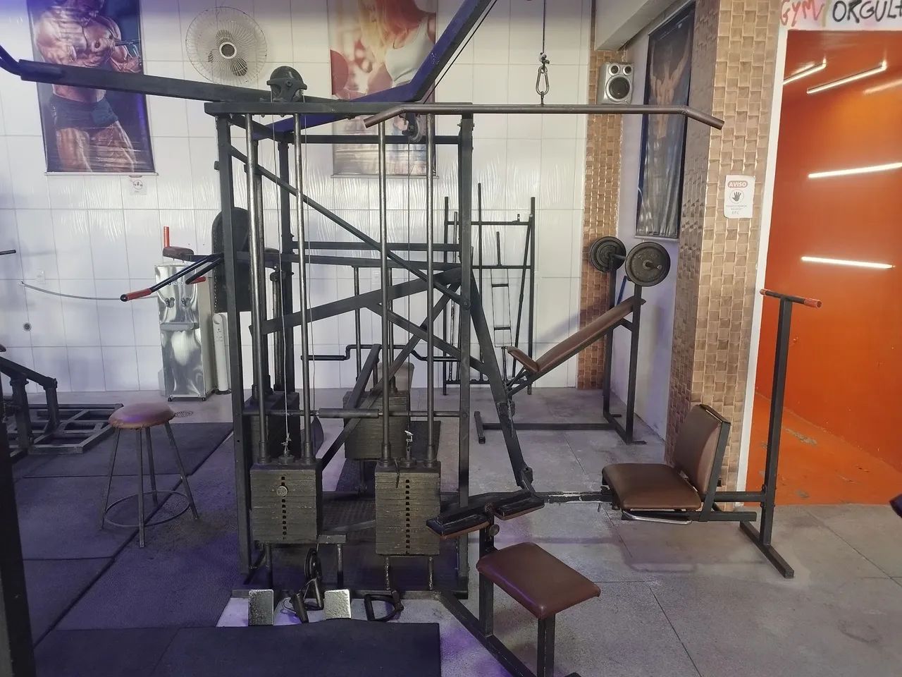 Estação Apolo Profissional - 7+ Exercícios - 600kg de Carga Real