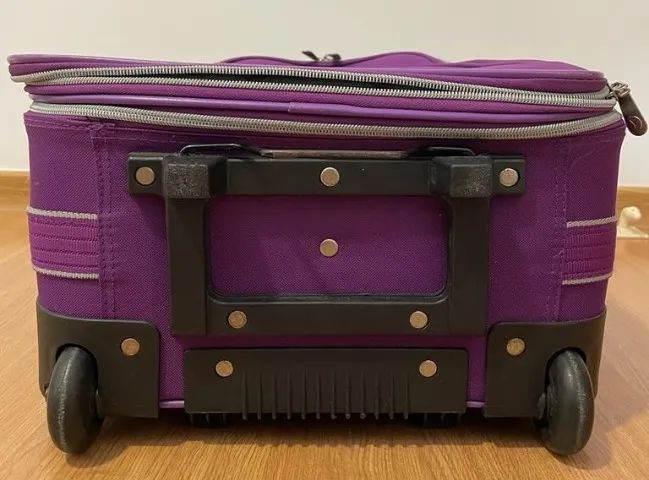 Mala Stradda Travel Line, Tamanho M, Lilás - Foto 4