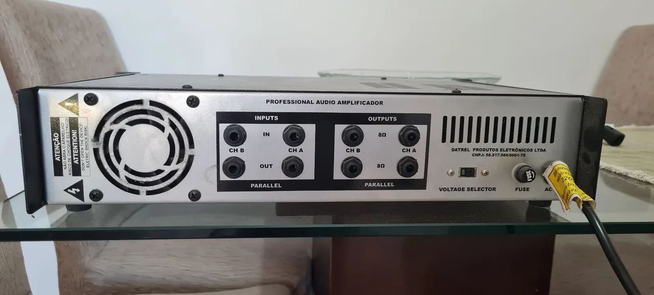 Mesa de Som Wattson AMBW 12 com amplificador 500w - Foto 5