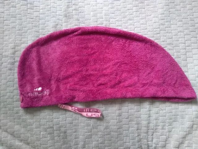 toalha microfibra de cabelo - decatlhon - Foto 2