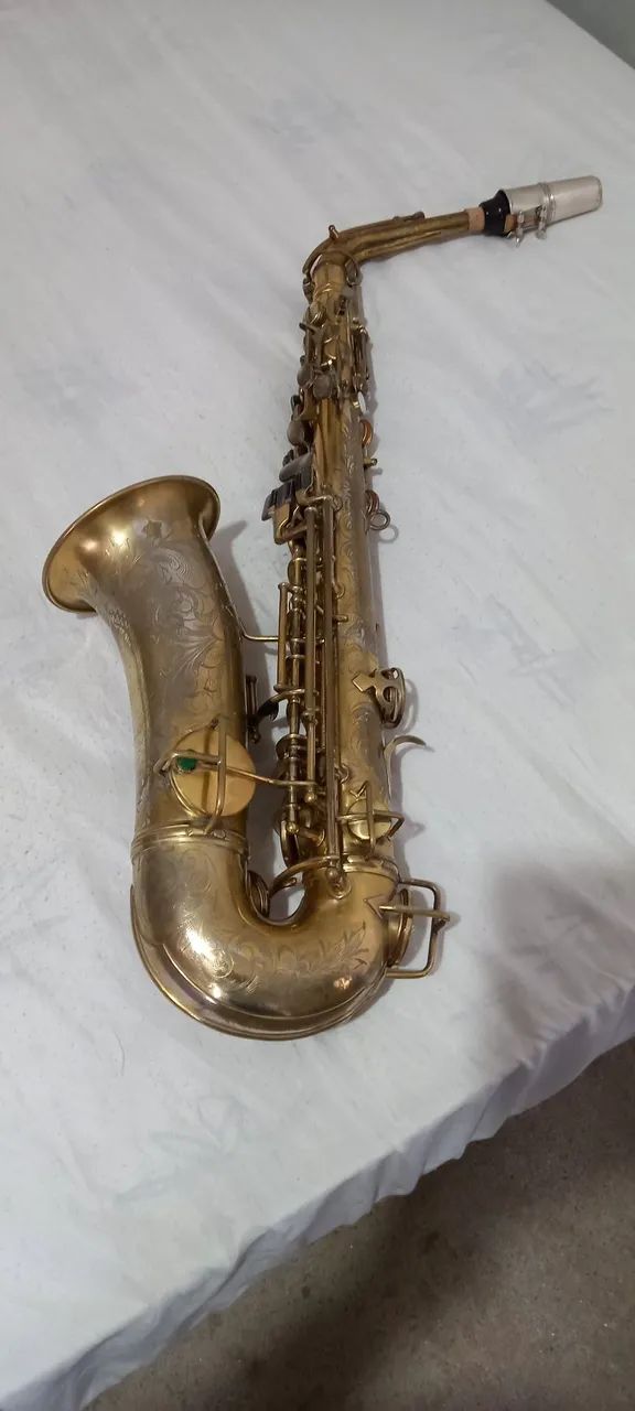 Saxofone alto buescher True tone ano 1914