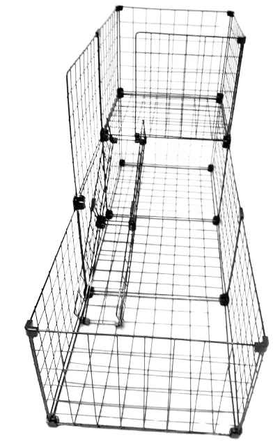 Cercado Gaiola Para Porquinho Da India - Andar Rampa E Fundo 40 x 120cm