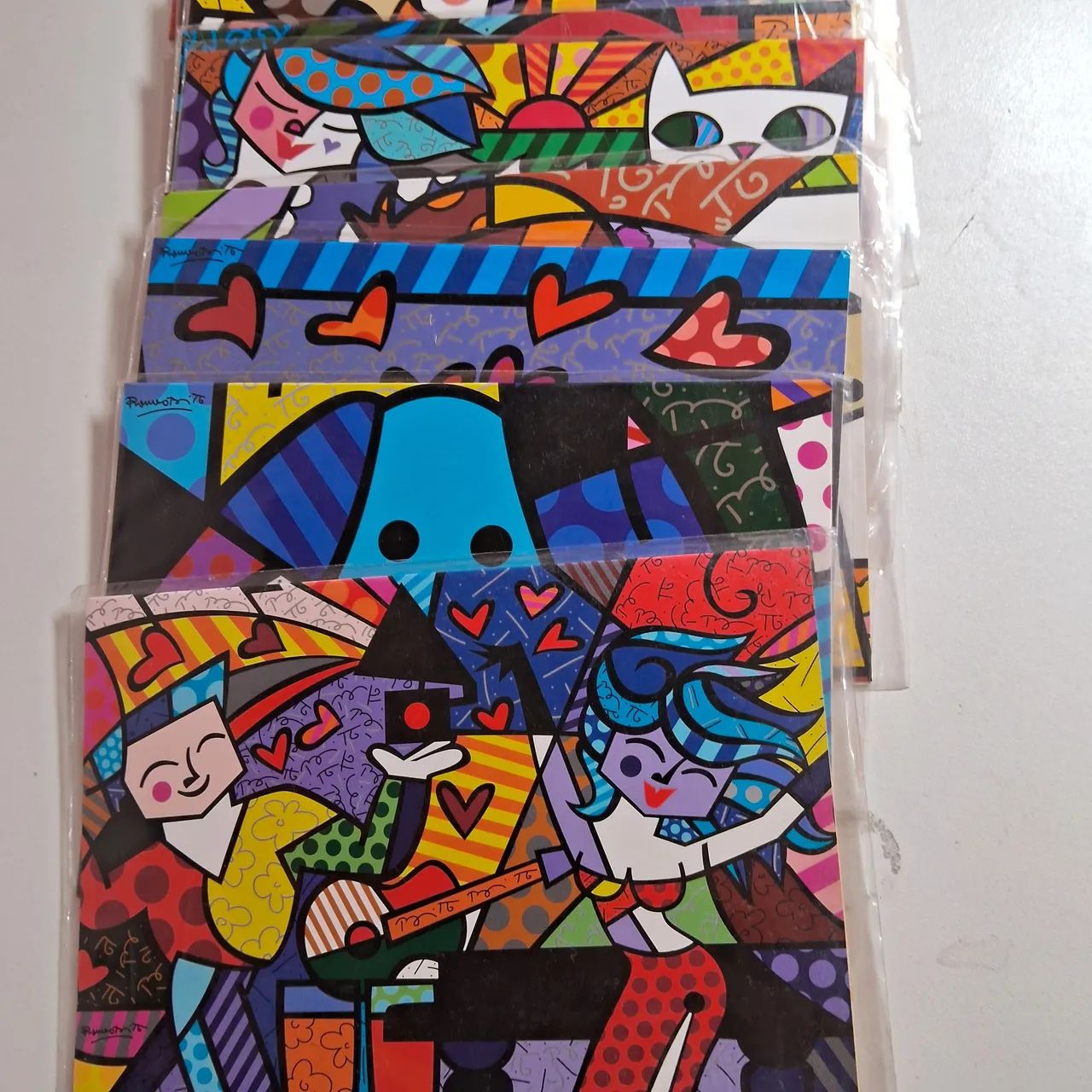 Romero Britto- Prints/Postais Colecionaveis - Foto 3
