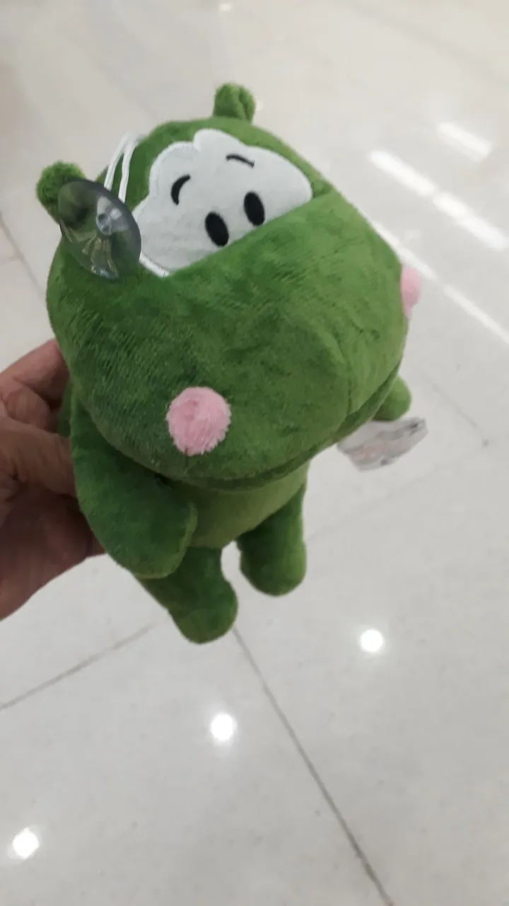 Pelúcia de sapo fofo