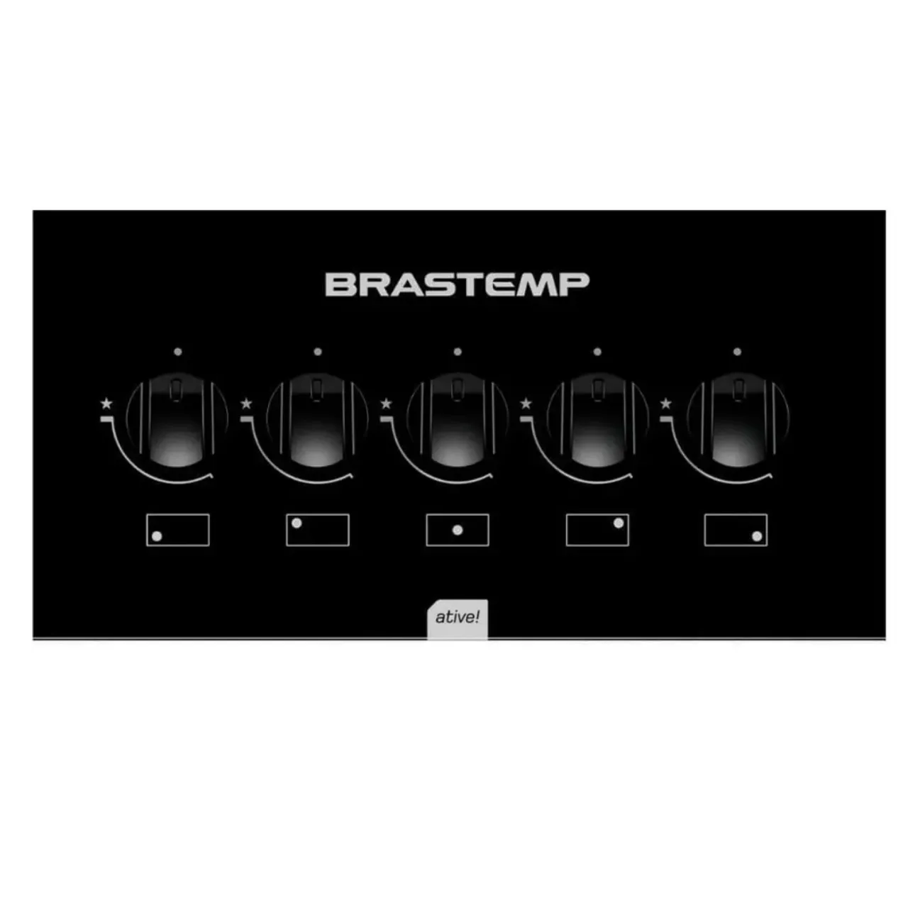 Cooktop Brastemp com 5 Bocas - Design Moderno