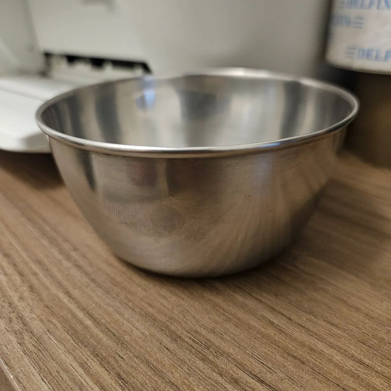 Bacia de aço inoxidável, 400L (10cm de diâmetro e 5cm de altura)