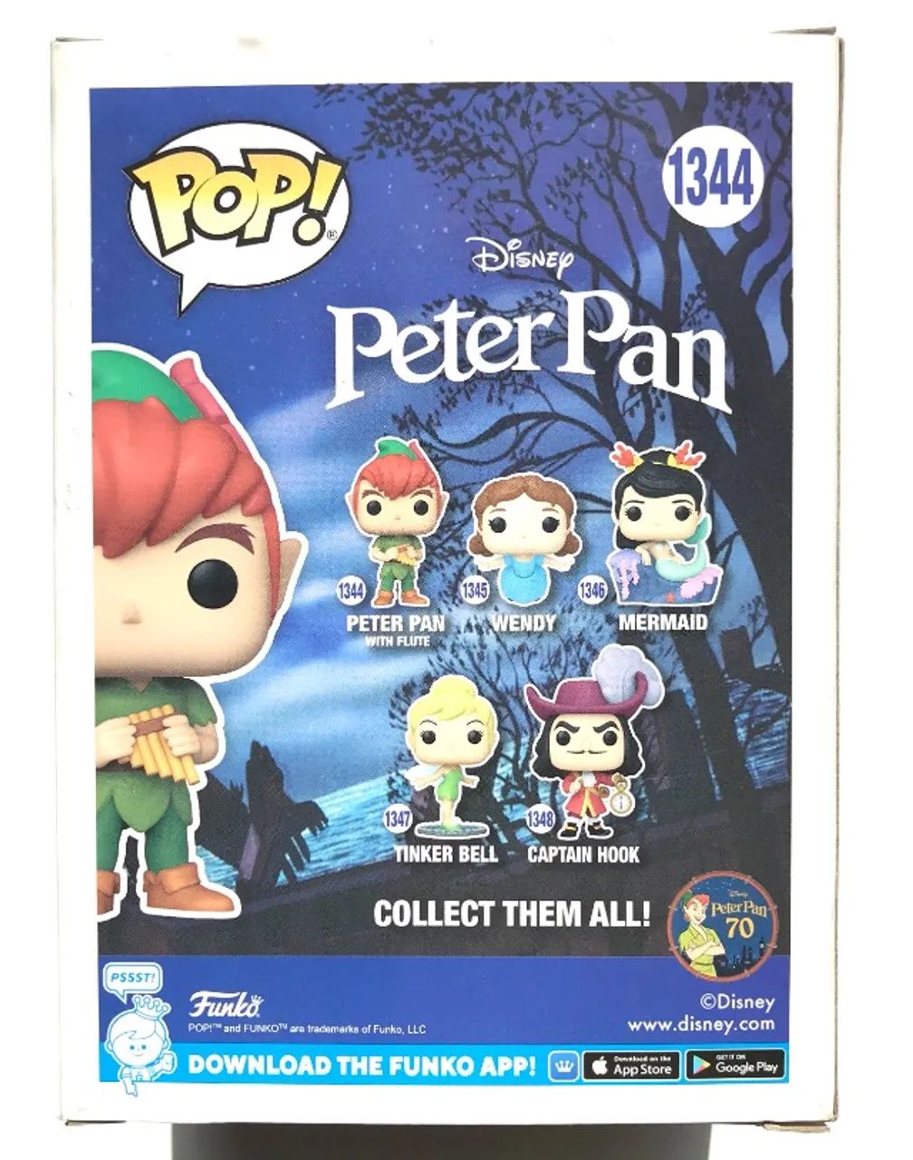 Boneco Funko Pop Peter Pan Com Flauta 1344 Original - Foto 4
