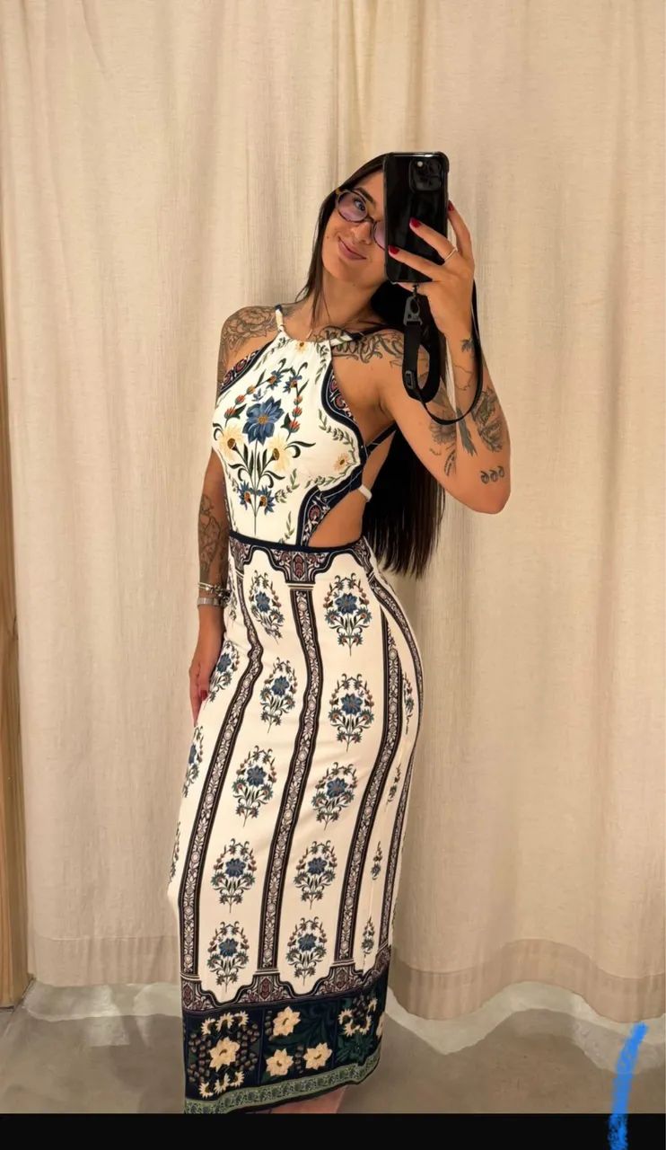 Vestido farm M novo 