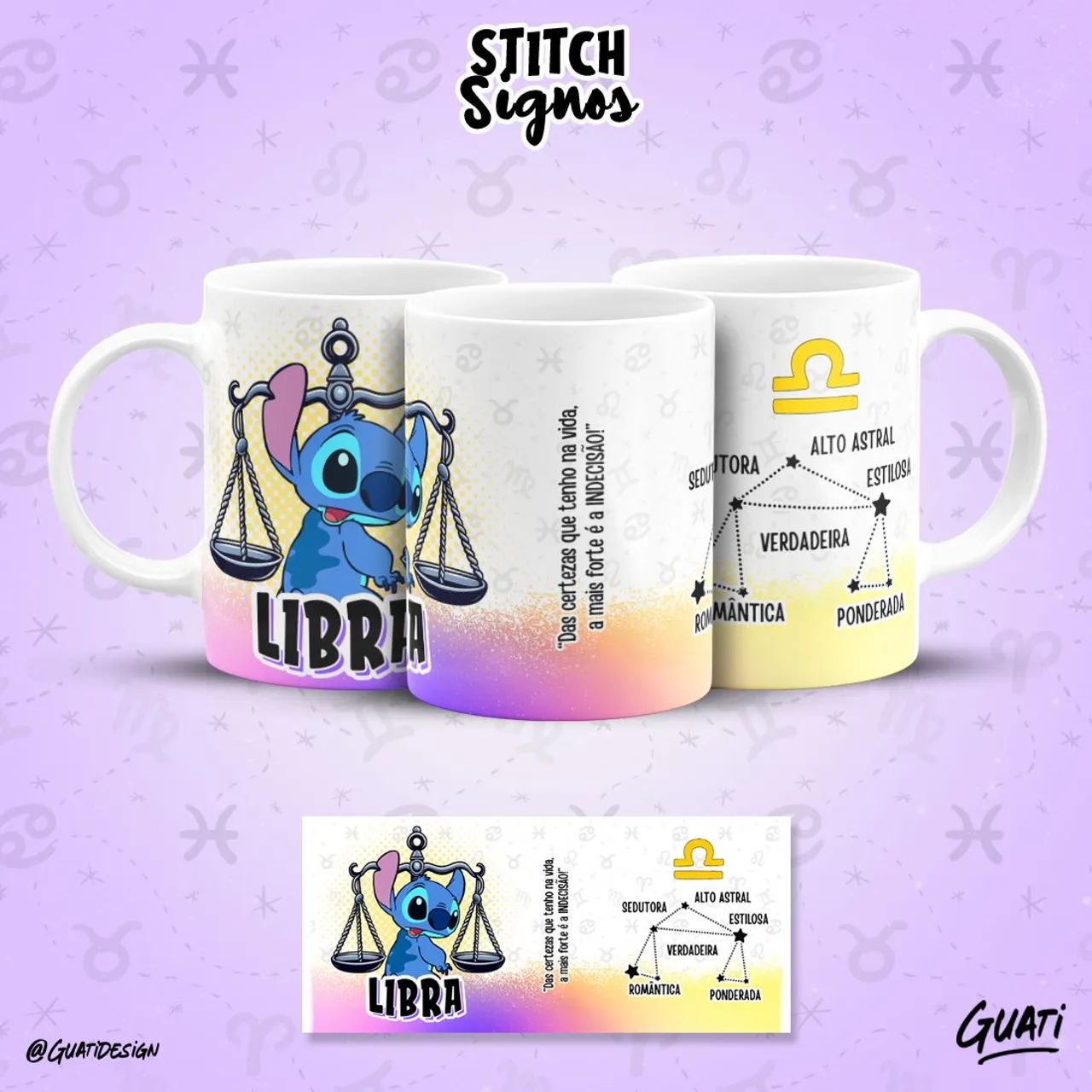 Caneca Stitch Signos  - Foto 4