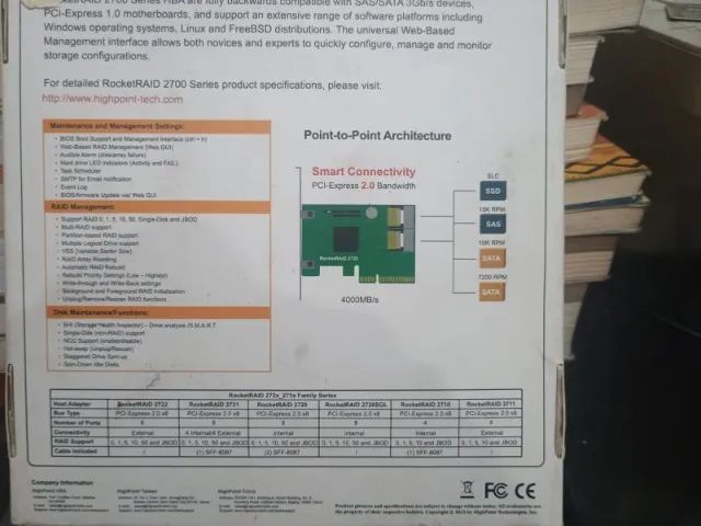 Controladora Righ Point - RocketRAID 2720SGL - Foto 4