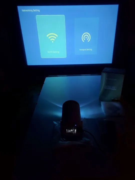 Projetor Portátil Android HDMI Smart Cinema Hy300 Similar Led 4k + Controle + Pilhas - Foto 5