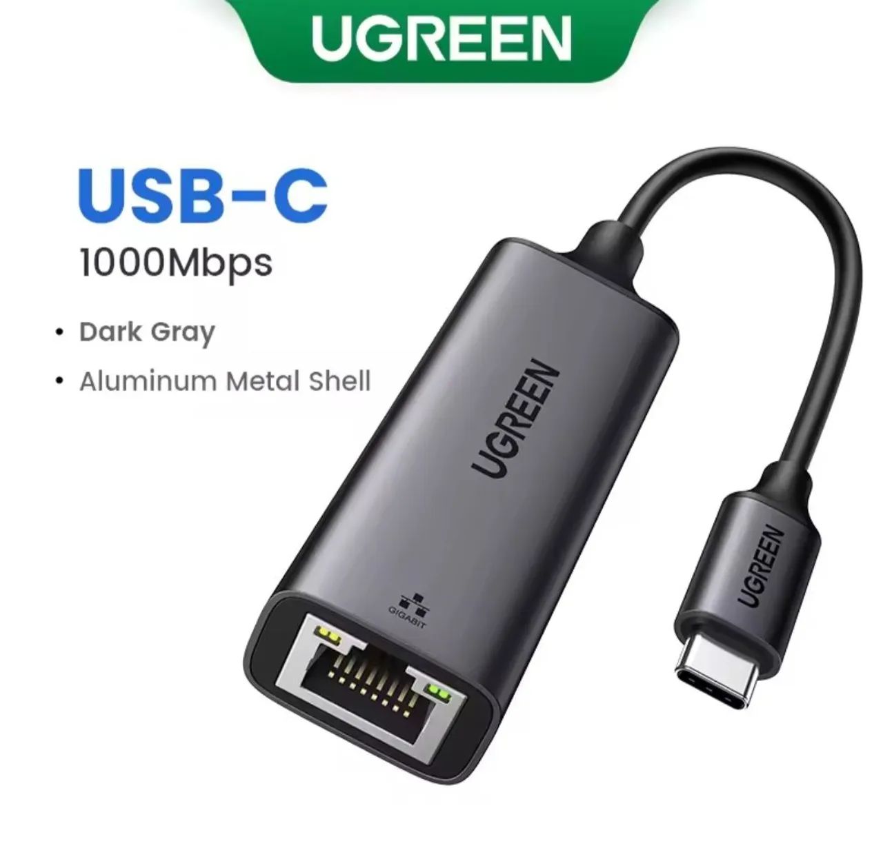 Adaptador Rede Internet Ugreen Usb C P/rj45 Ethernet